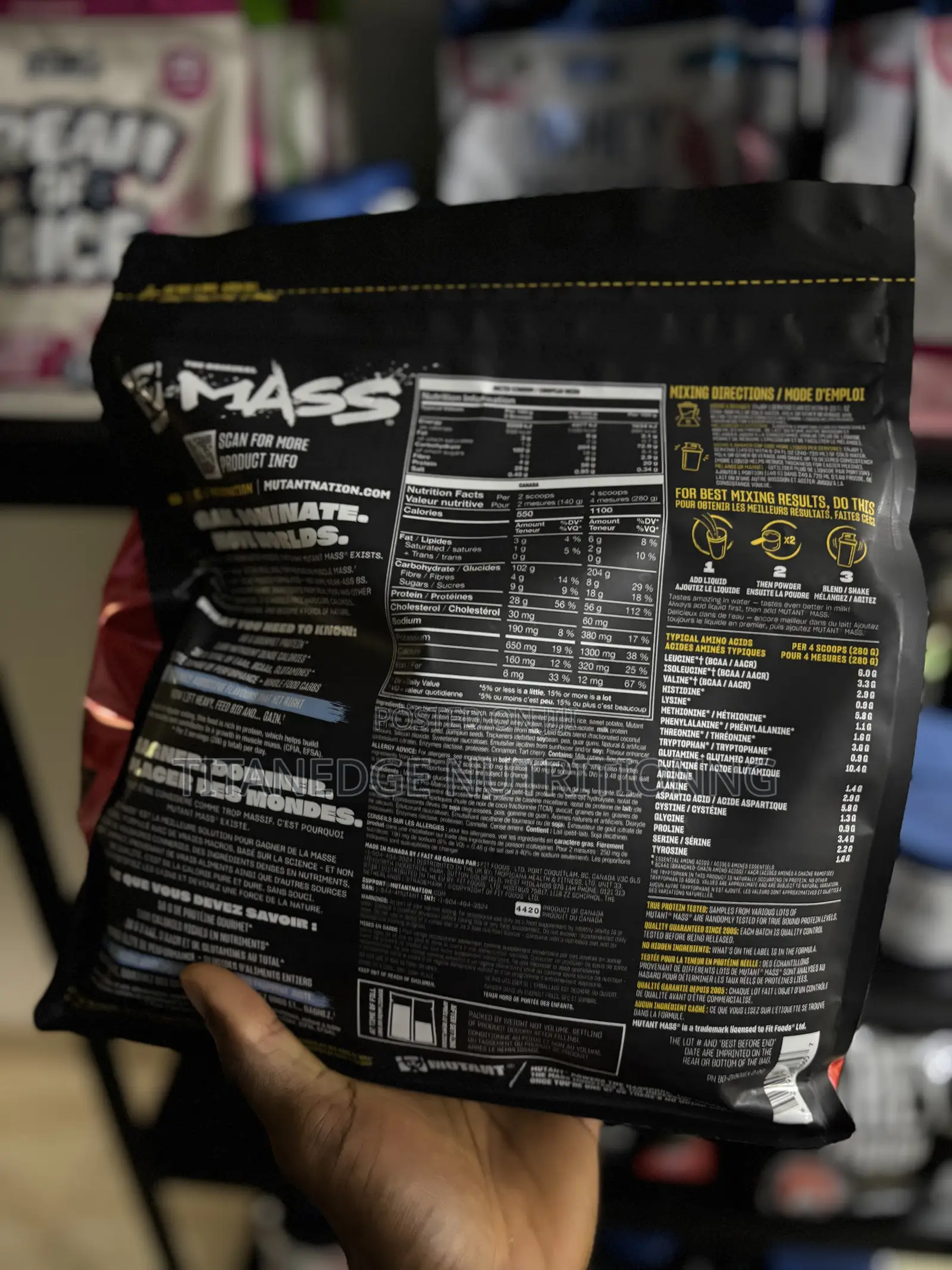 Mutant Mass Gainer 2.27kg