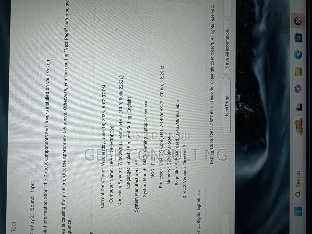 Laptop HP Omen 16 32GB Intel Core i7 SSD 1T