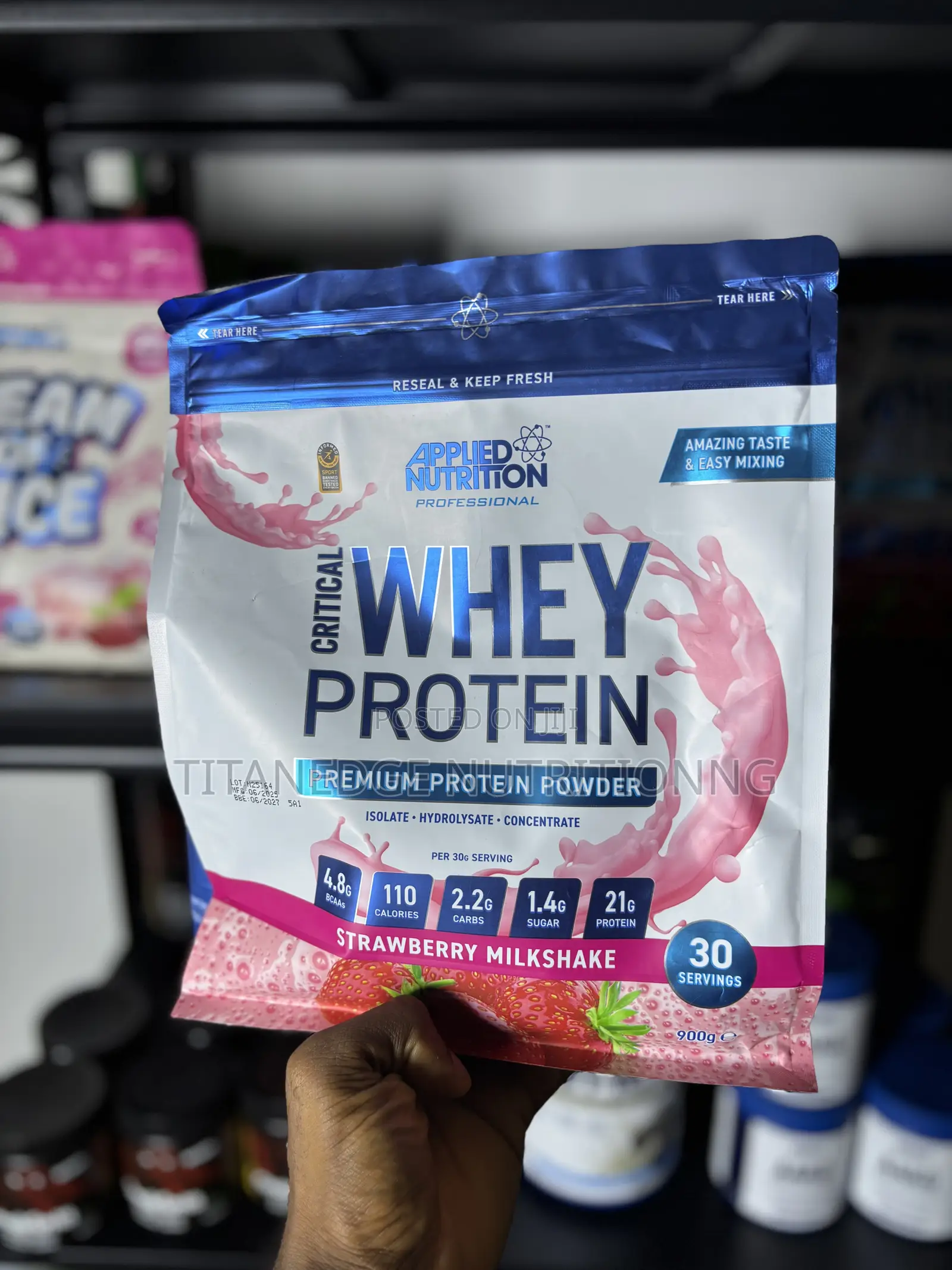 Applied Nutrition Critical Whey Protein 900g