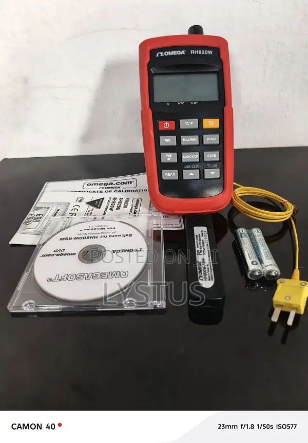 Omega Rh820 Handheld Humidity, Temperature Dew Point Meter