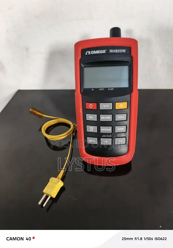 Omega Rh820 Handheld Humidity, Temperature Dew Point Meter