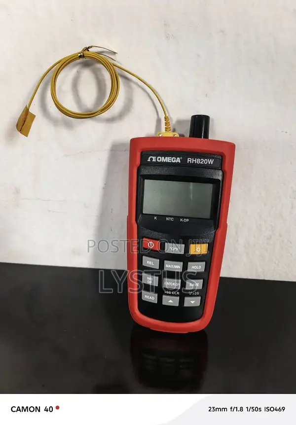 Omega Rh820 Handheld Humidity, Temperature Dew Point Meter