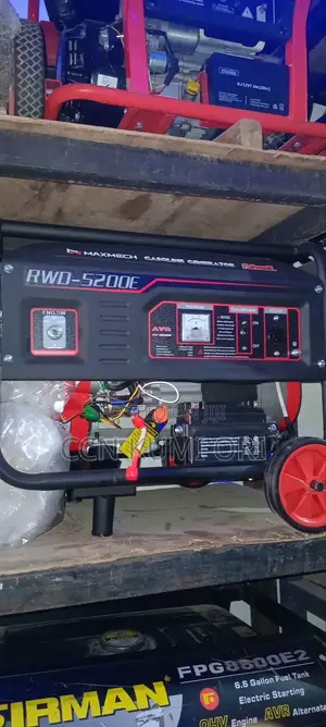 Maxmech Rwd5200e Gasoline Generator. 4.5kva.  Copper Coil.