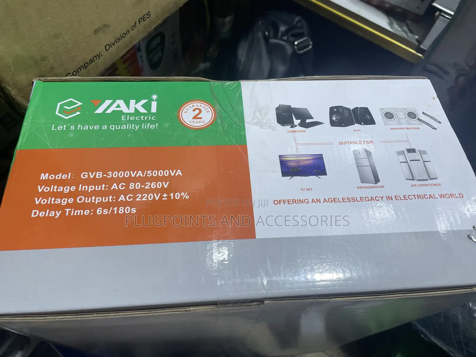 Yaki Electric Heavy Duty Stabilizer 5000w