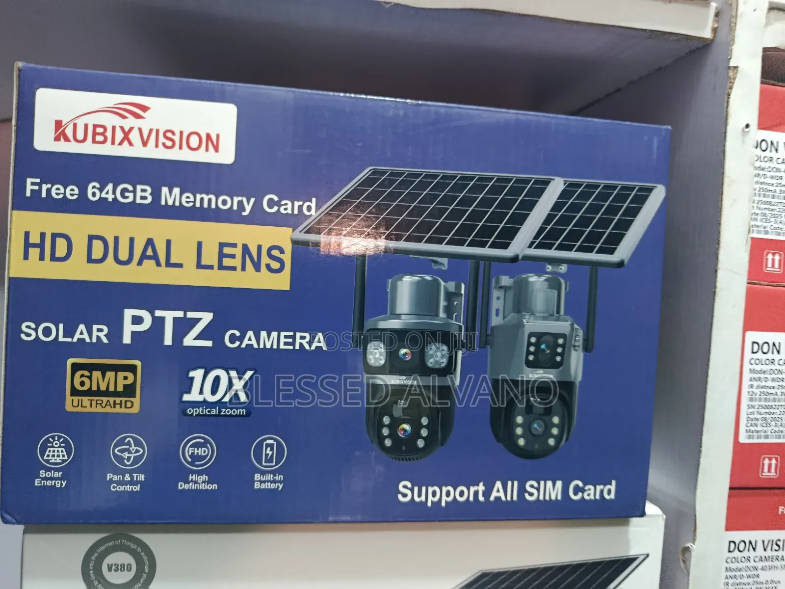 Solar PTZ CCTV Dual Camera