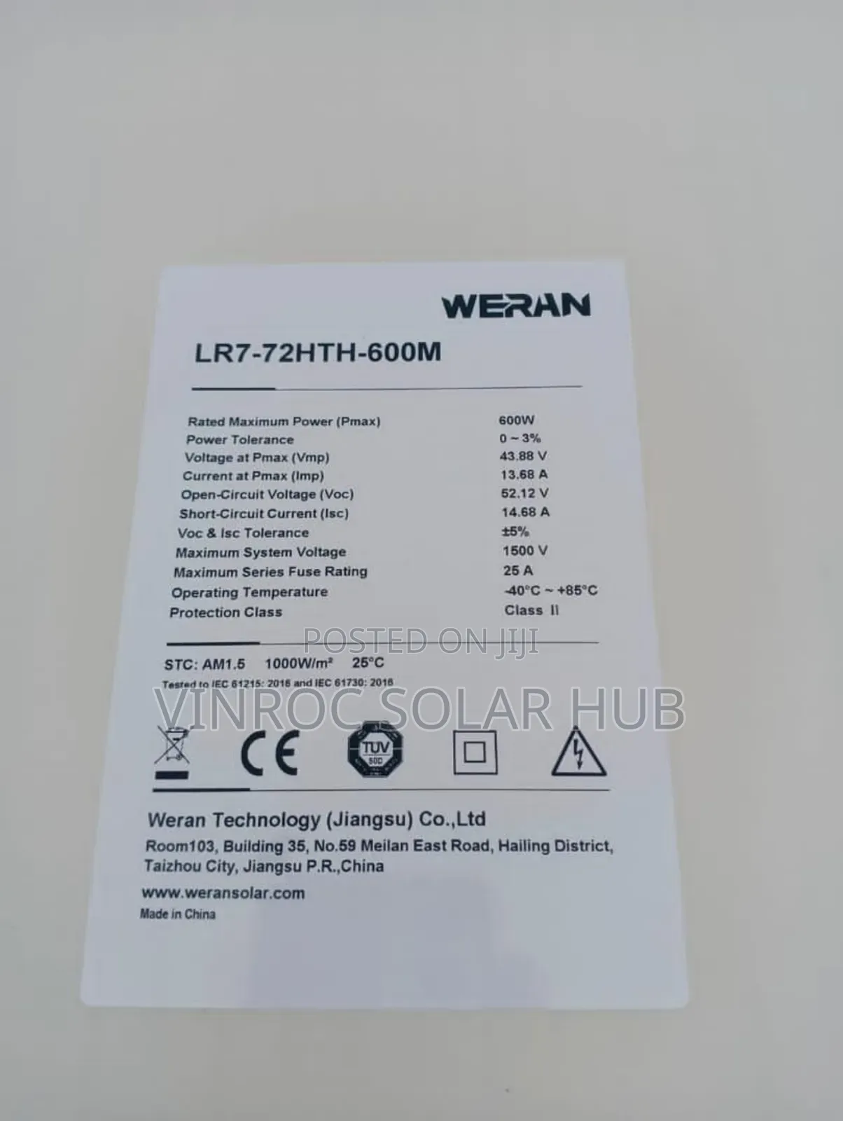 600w Solar Panels