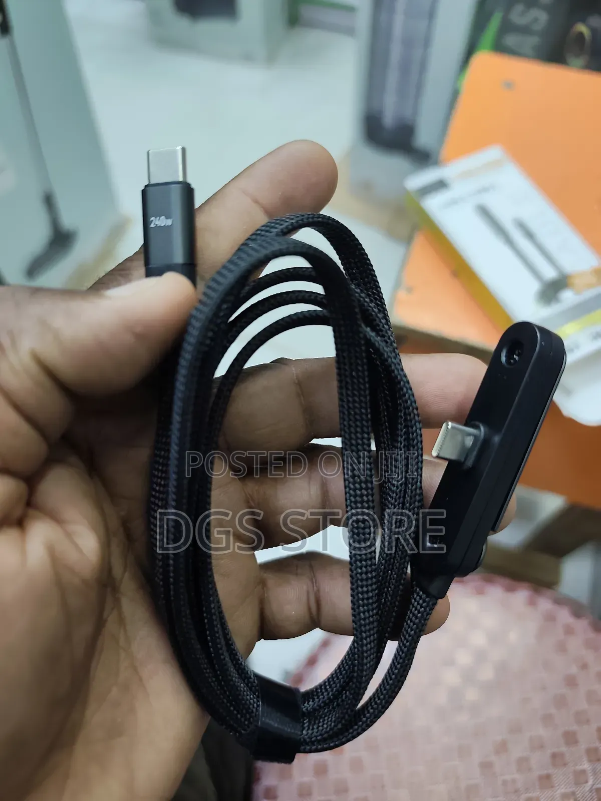 Data Cable Type C to Type C 240w Fast Charging Cable