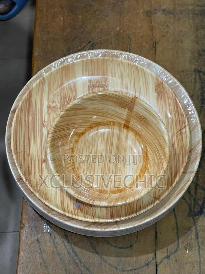Unbreakable 6pcs Soup Bowl With 6pcs Flat