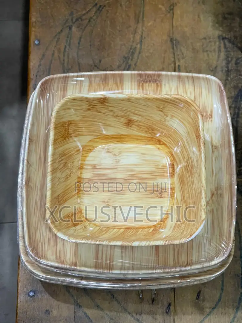 Unbreakable 6pcs Soup Bowl With 6pcs Flat