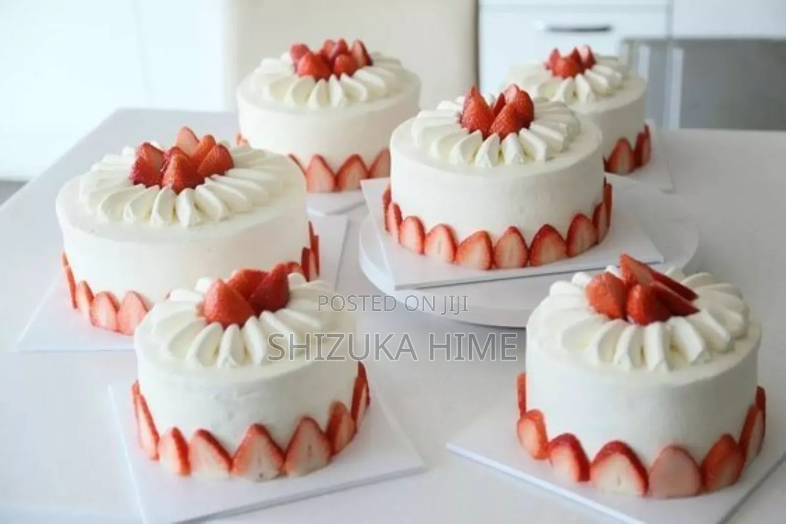 Strawberry Cream Cake