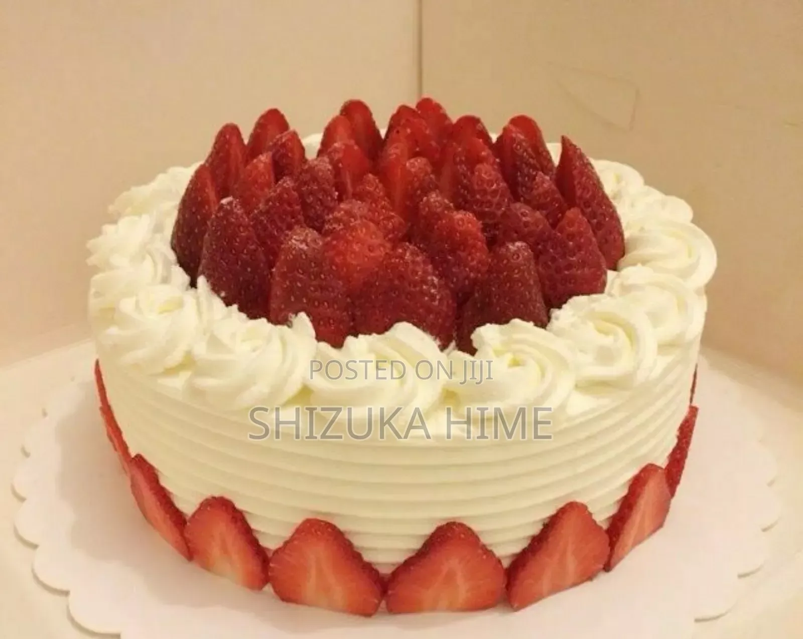 Strawberry Cream Cake