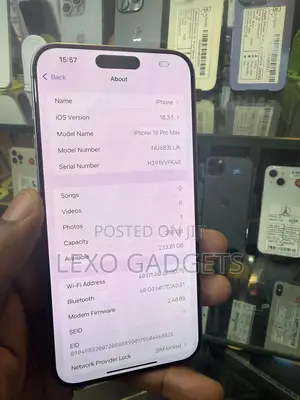 Apple iPhone 15 Pro Max 256 GB Silver