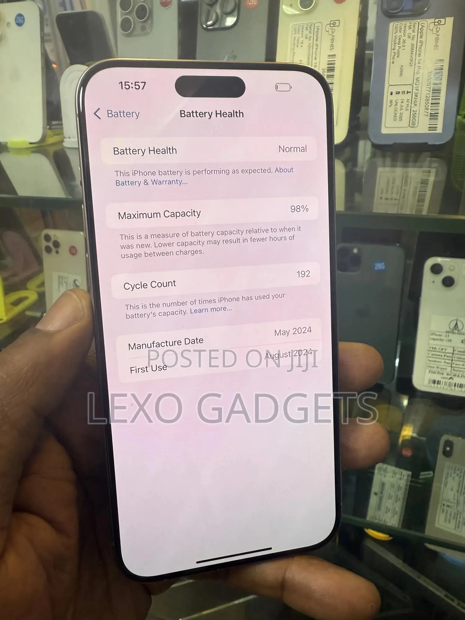 Apple iPhone 15 Pro Max 256 GB Silver