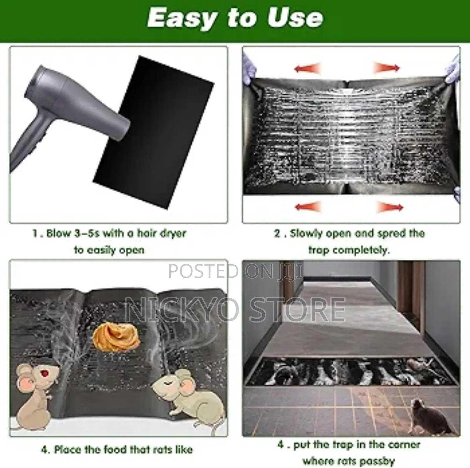 Strong Adhesive Rat Mouse Trap Board