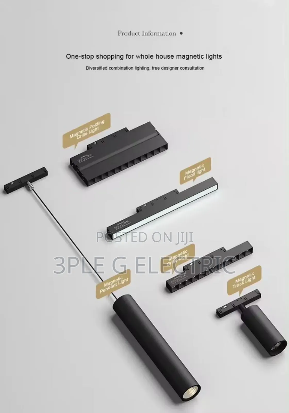 Magnetic Track Lights Designs Available as Seen