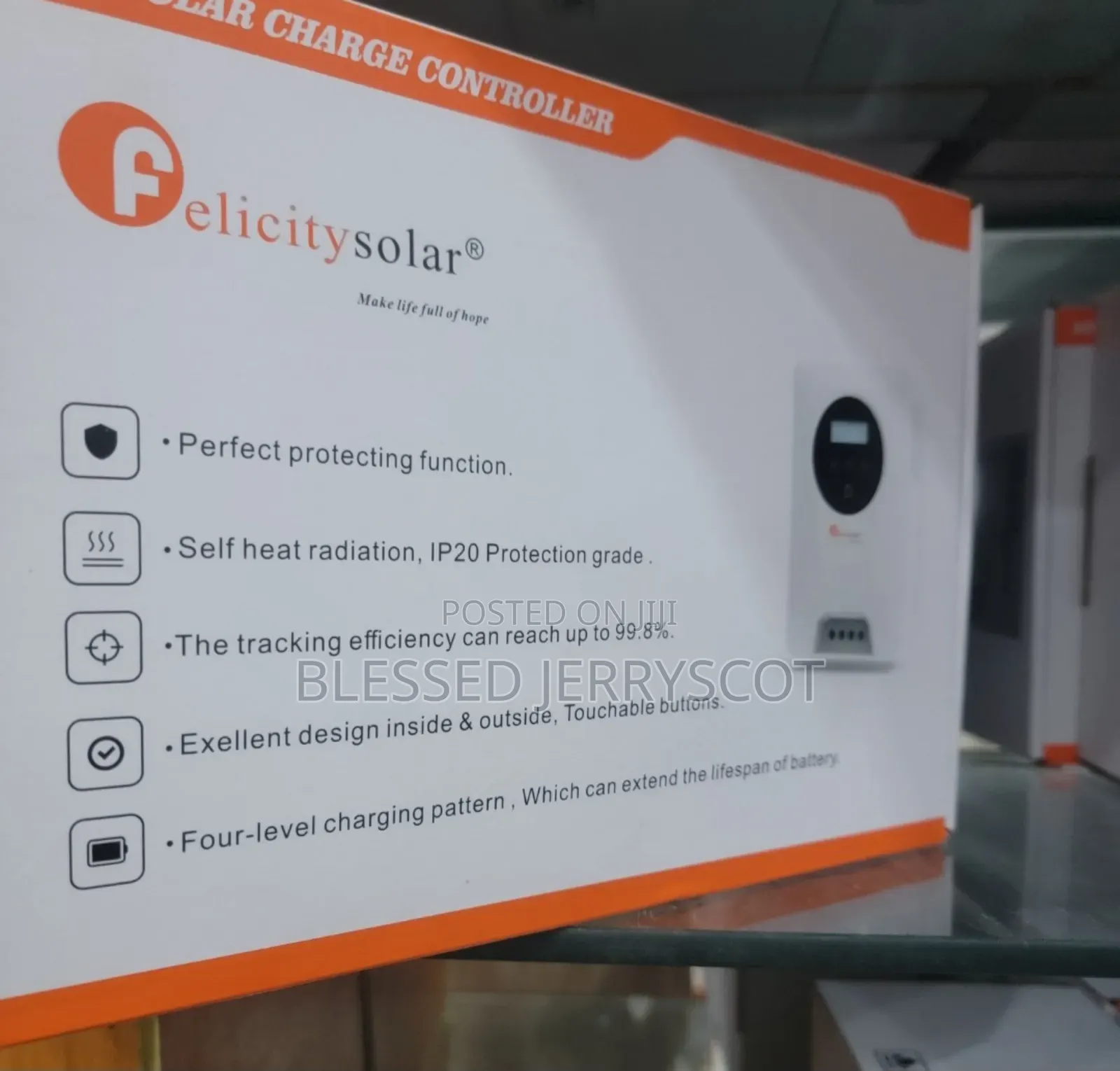 Felicity 45a 12/24v Mppt Solar Charge Controller In Stock.