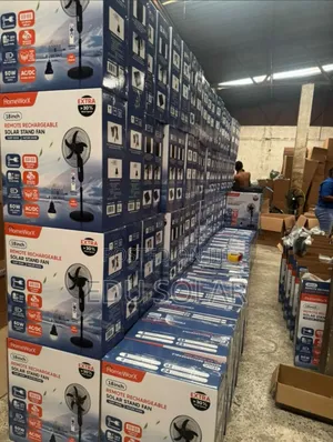 Solar Standing Fan 16 Inches