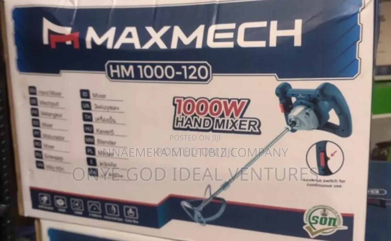 Hand Mixer 1000w