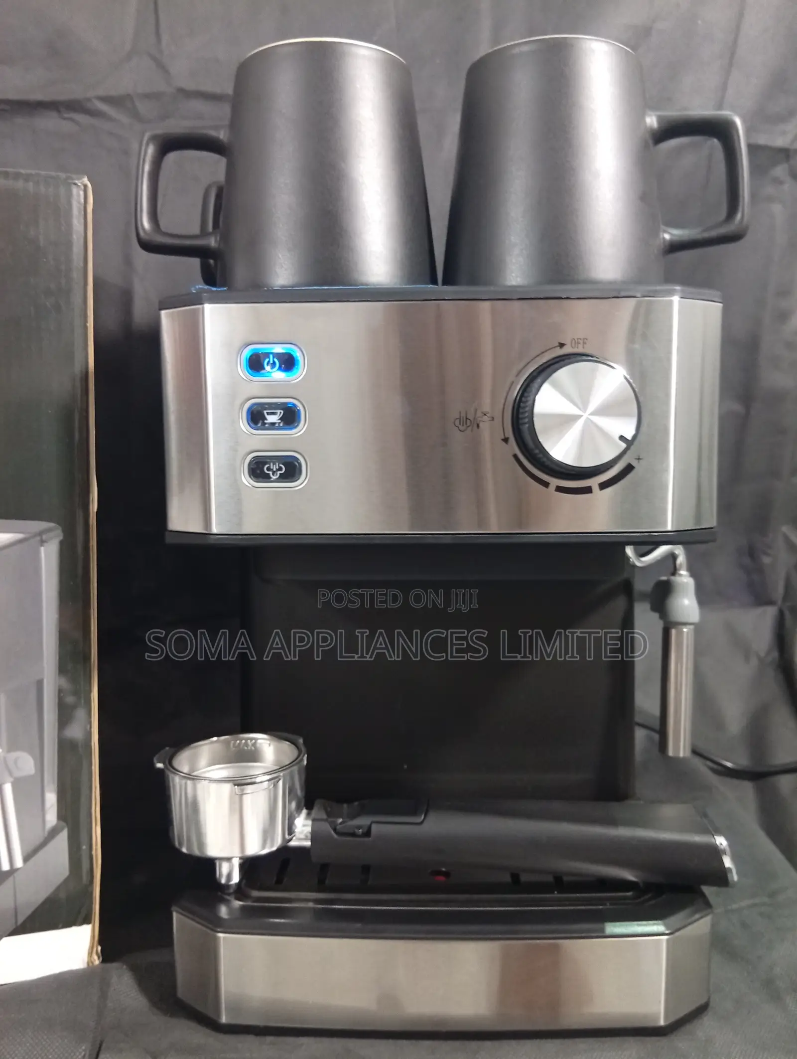 Shaqra Semi-Automatic 20bar Espresso Coffee Machine