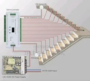 Staircase Profile Lighting Diagram
