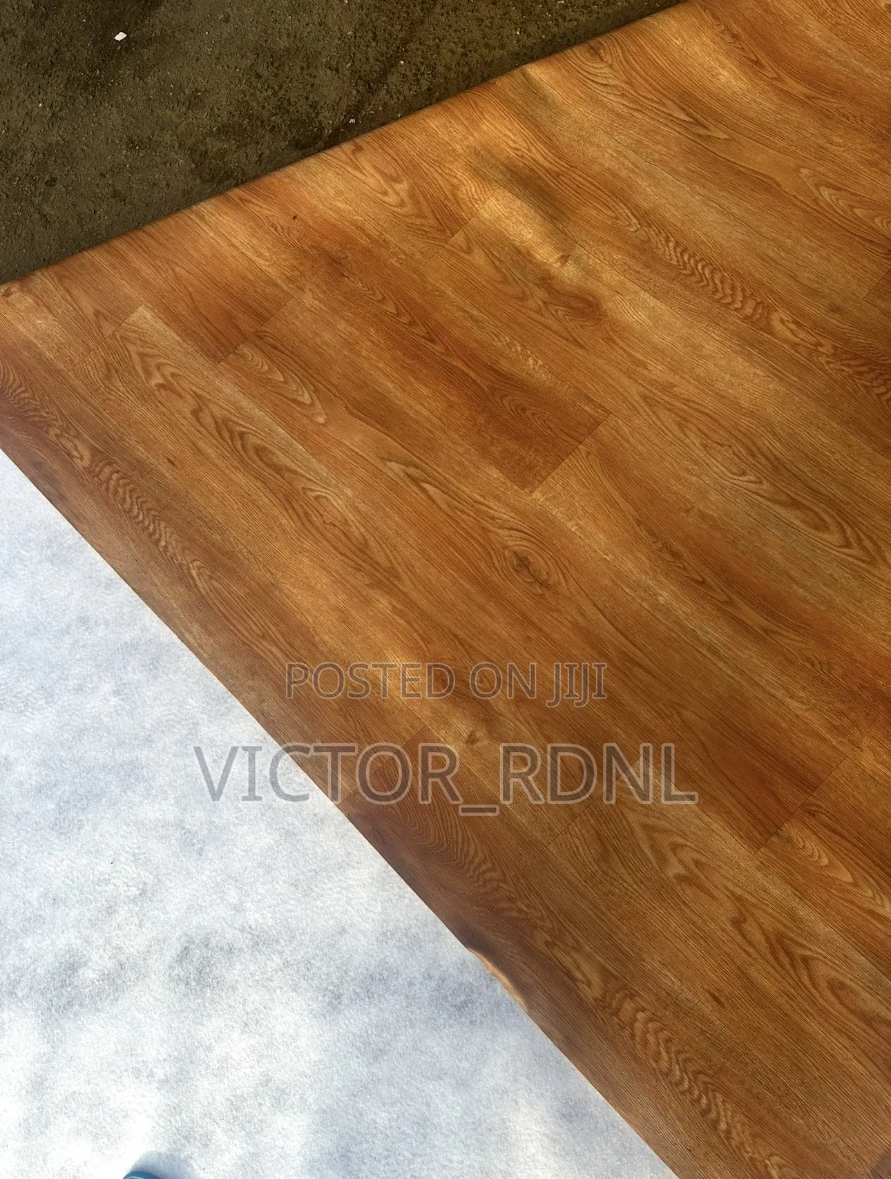 Brownish Vinyl Thick Carpet