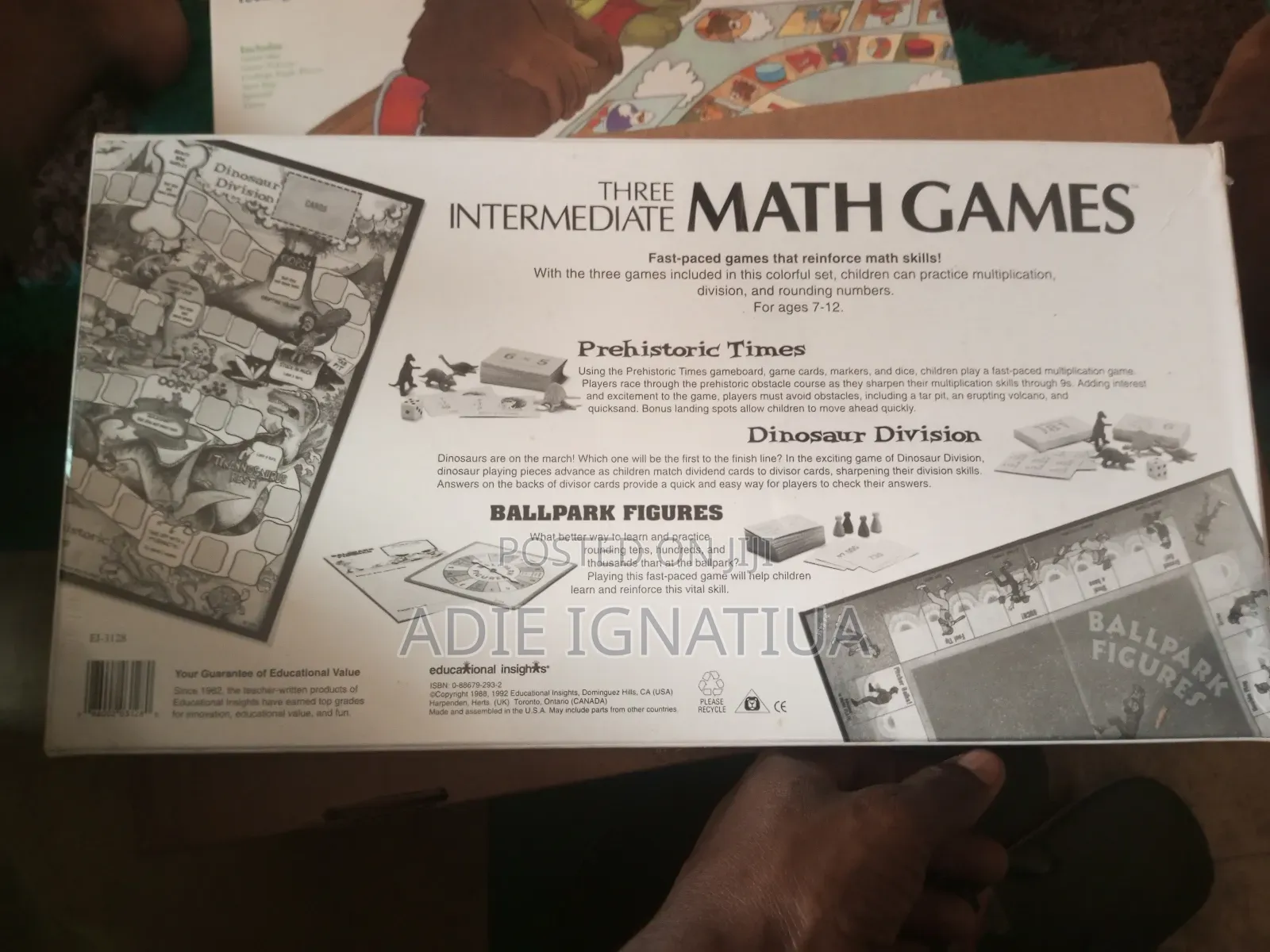 Three Intermediate Math Games