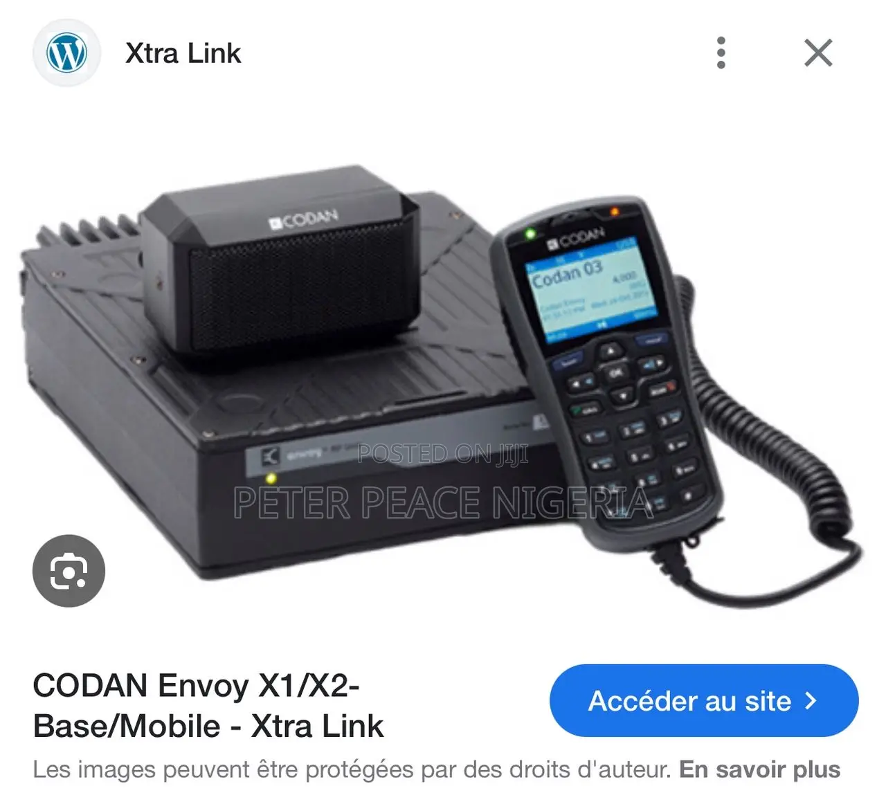 Codan Mobile With Mobile Antenna