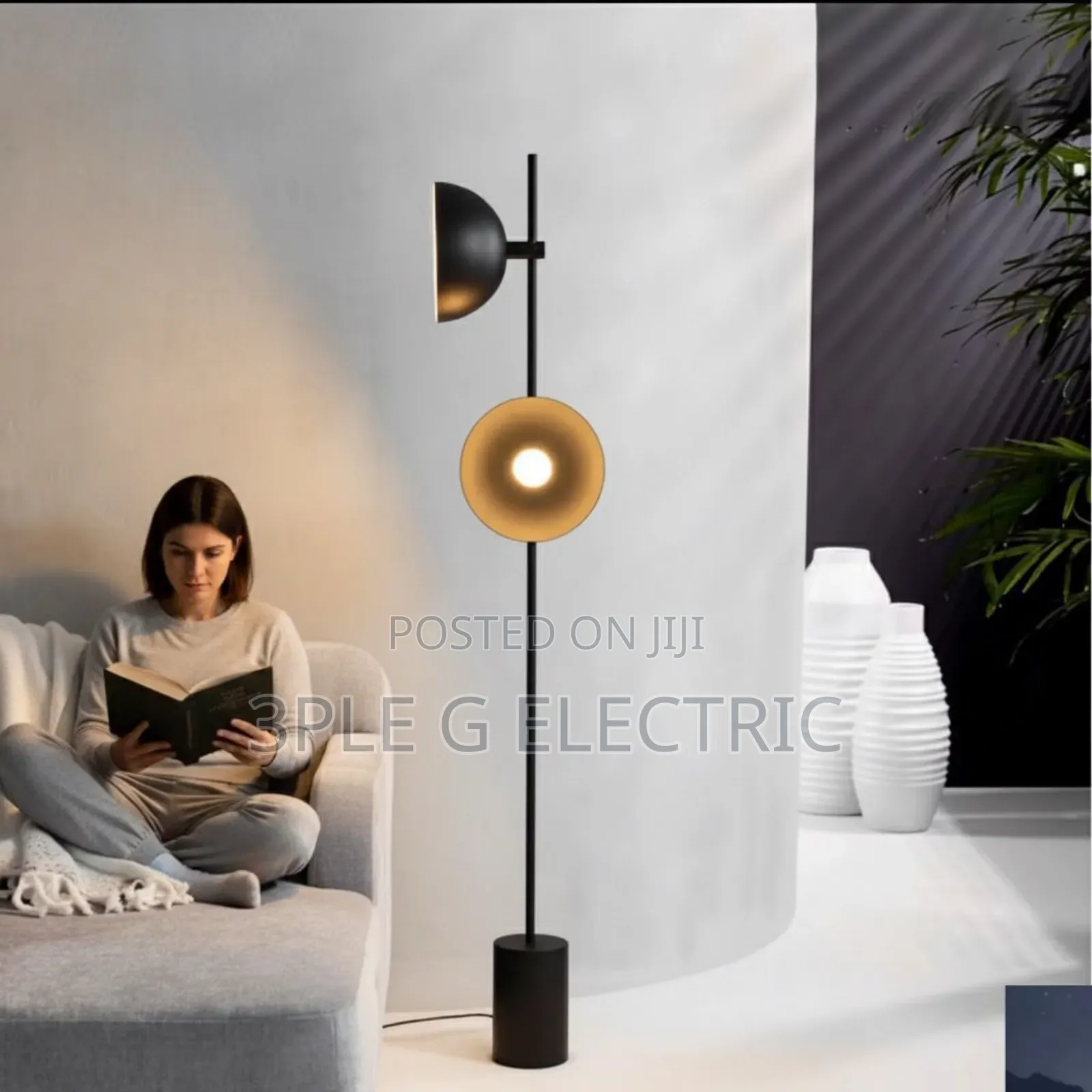 2 Face Nordic Floor Lamp