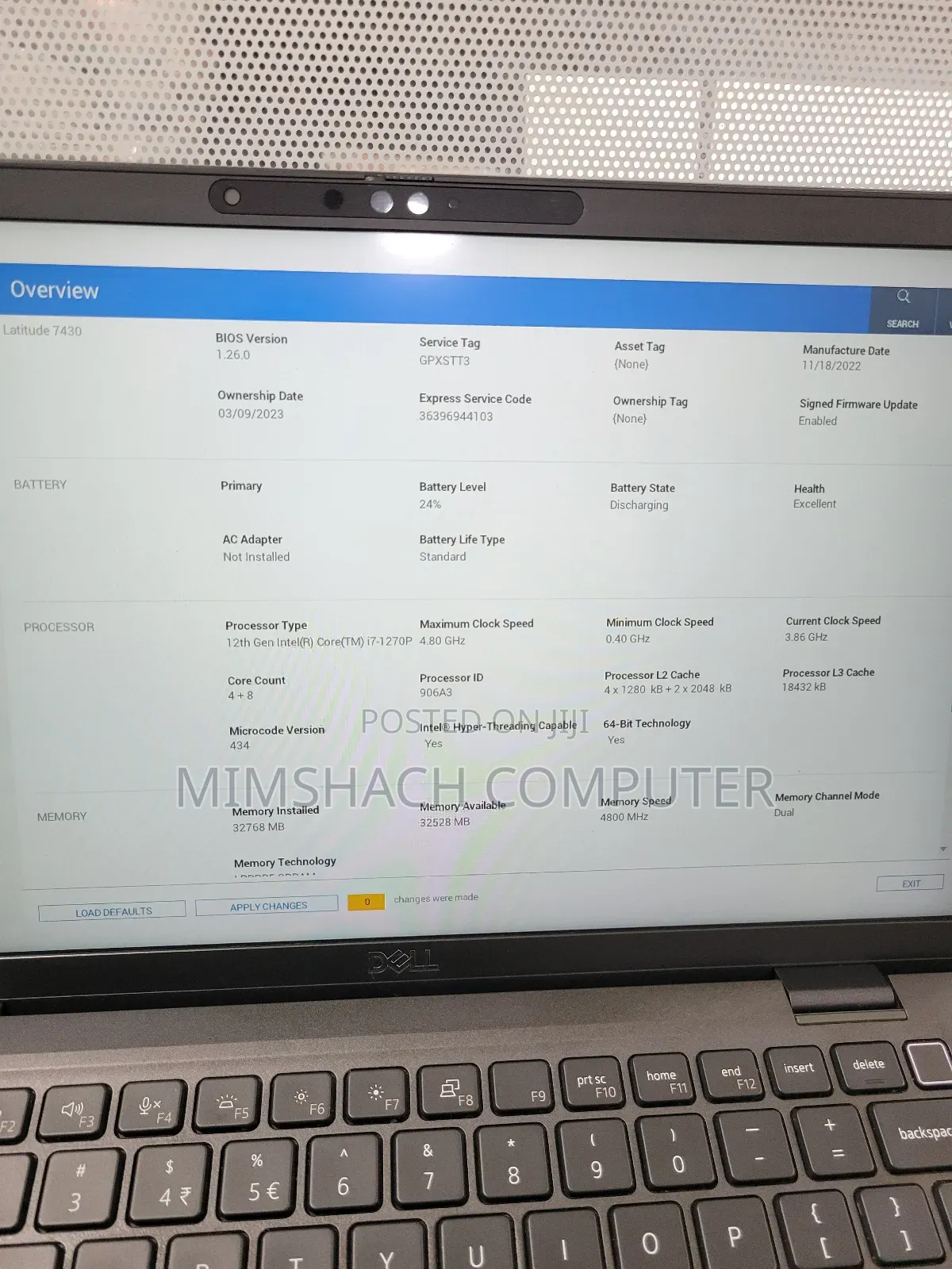 Laptop Dell Latitude 7430 32GB Intel Core I7 SSD 512GB