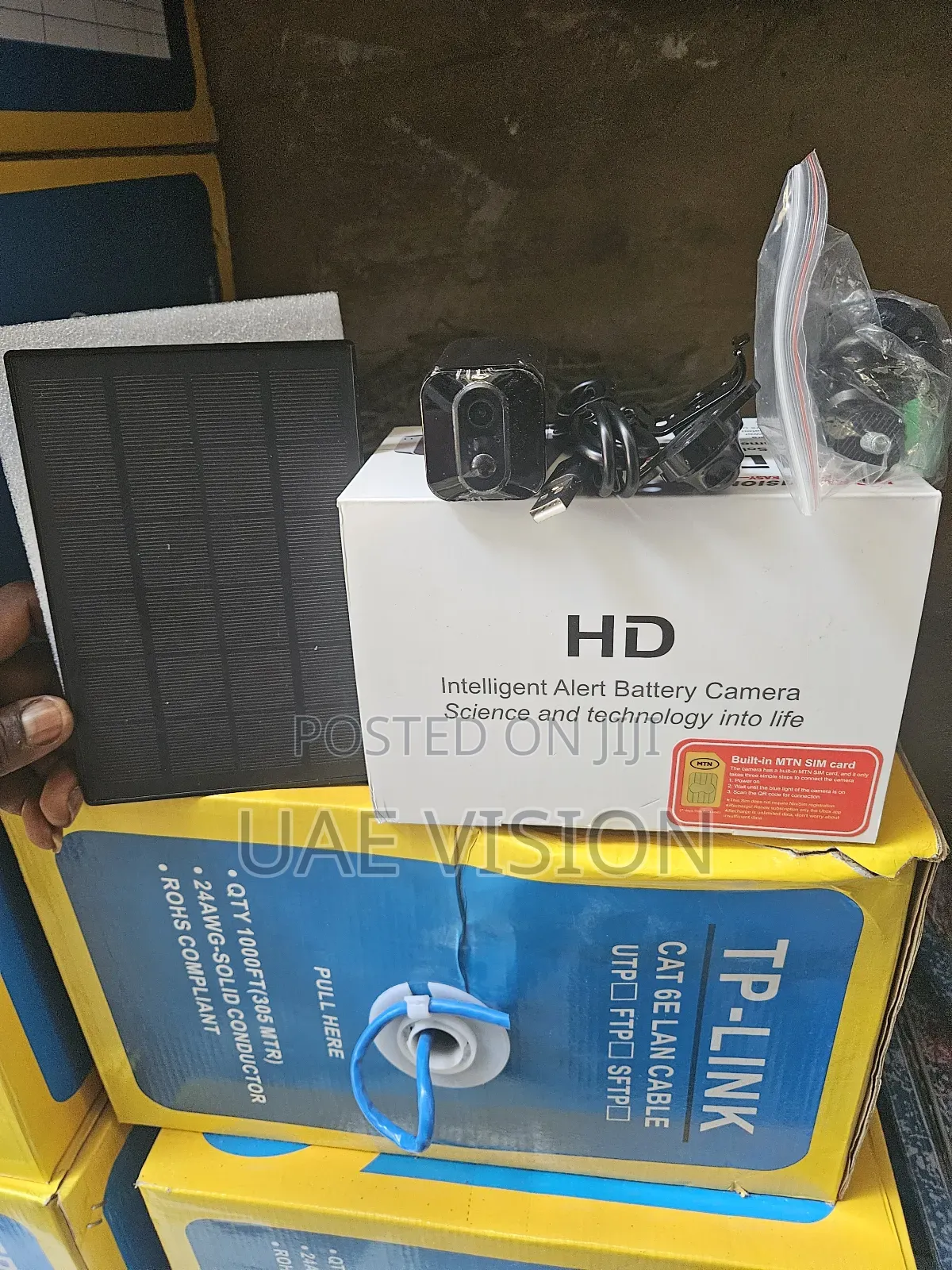 Ubox Indoor Solar Camera Hd