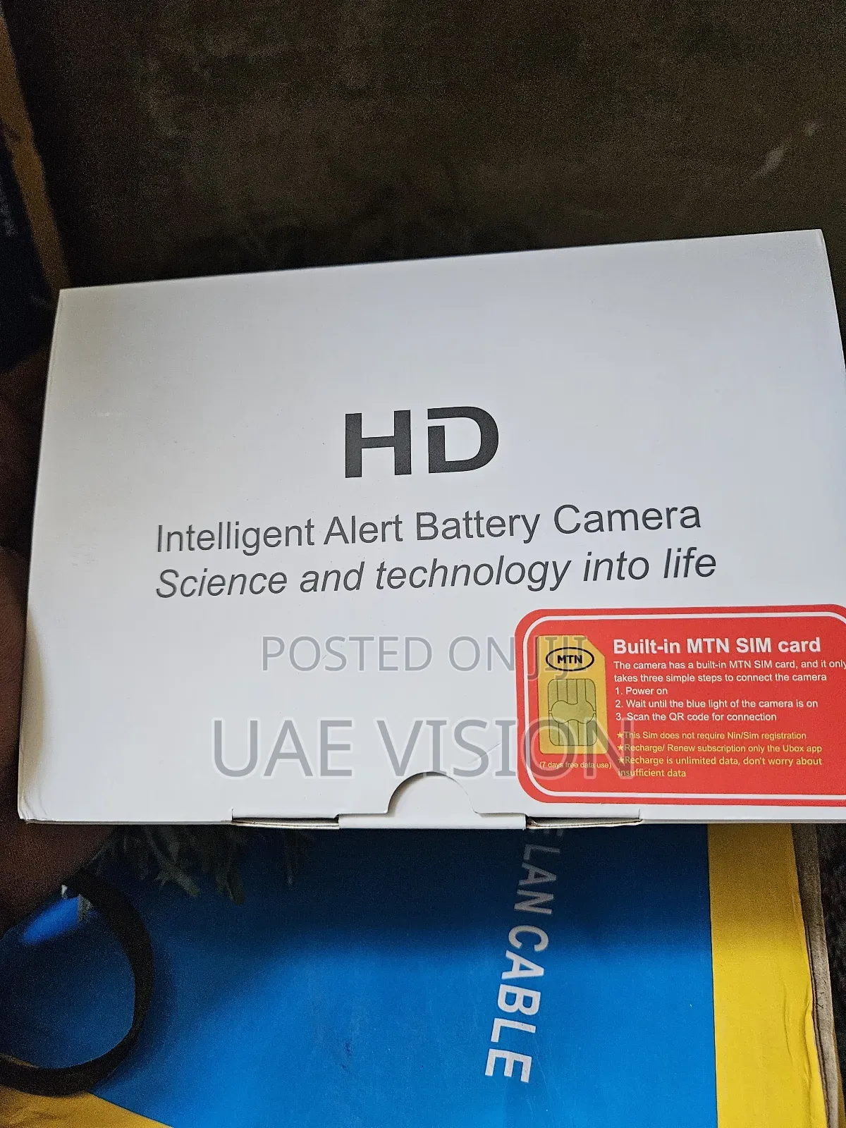 Ubox Indoor Solar Camera Hd
