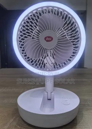 Solar Rechargeable Hand Fan