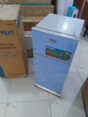 Skyrun Small Double Door Fridge With Freezer Compartment