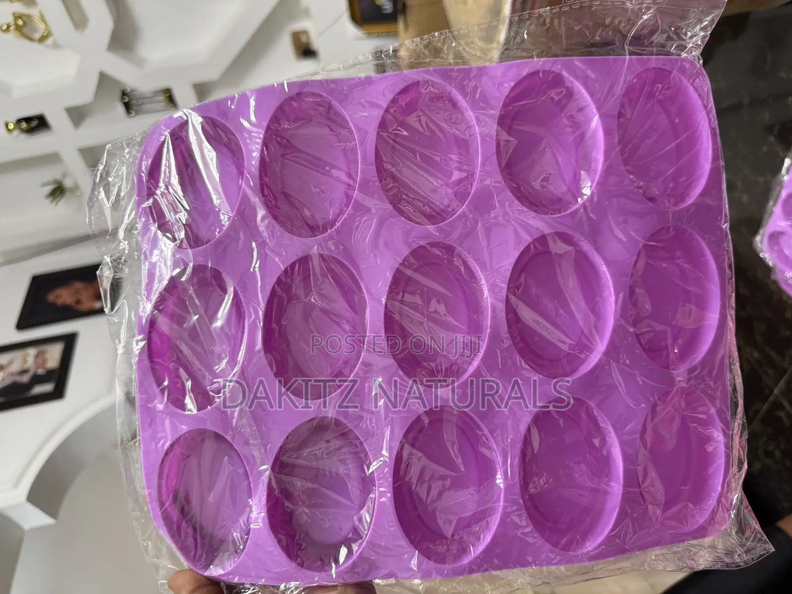 Quality Silicon Mold-Eclipse Shape 15 Cavities