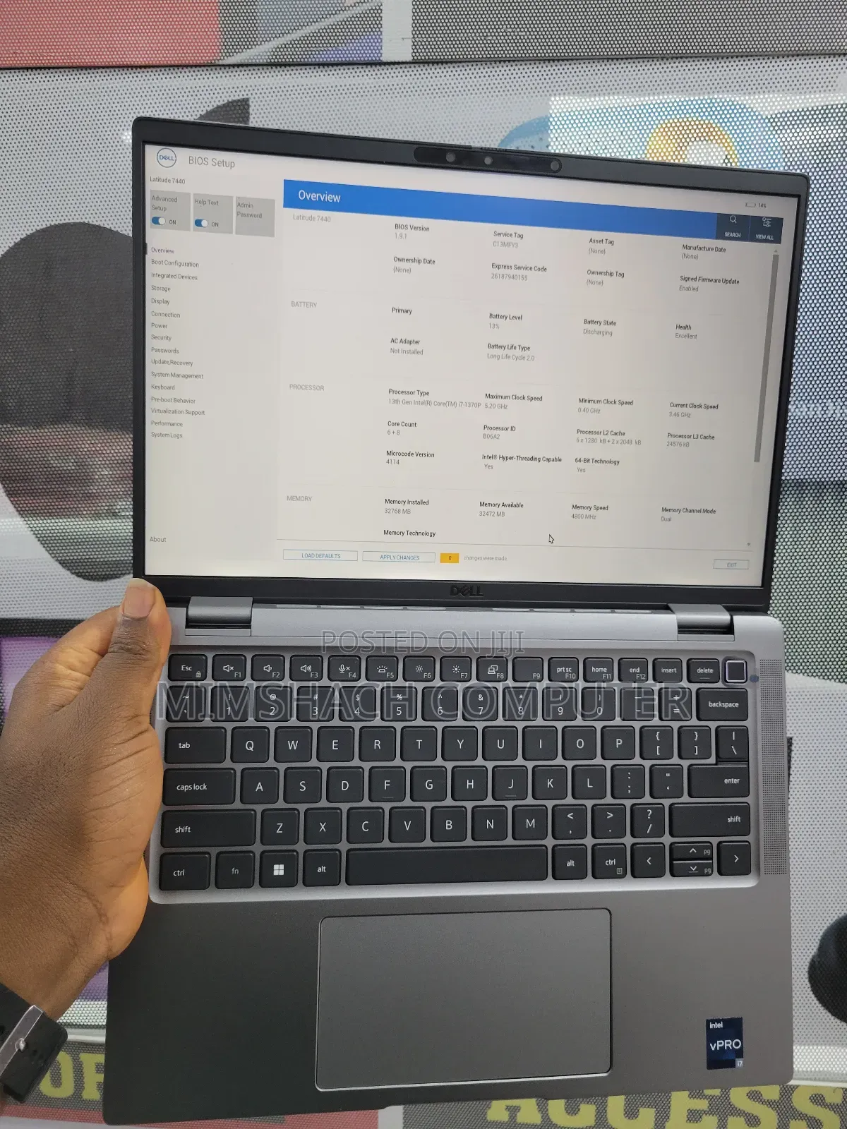 Laptop Dell Latitude 7440 32GB Intel Core i7 SSD 512GB