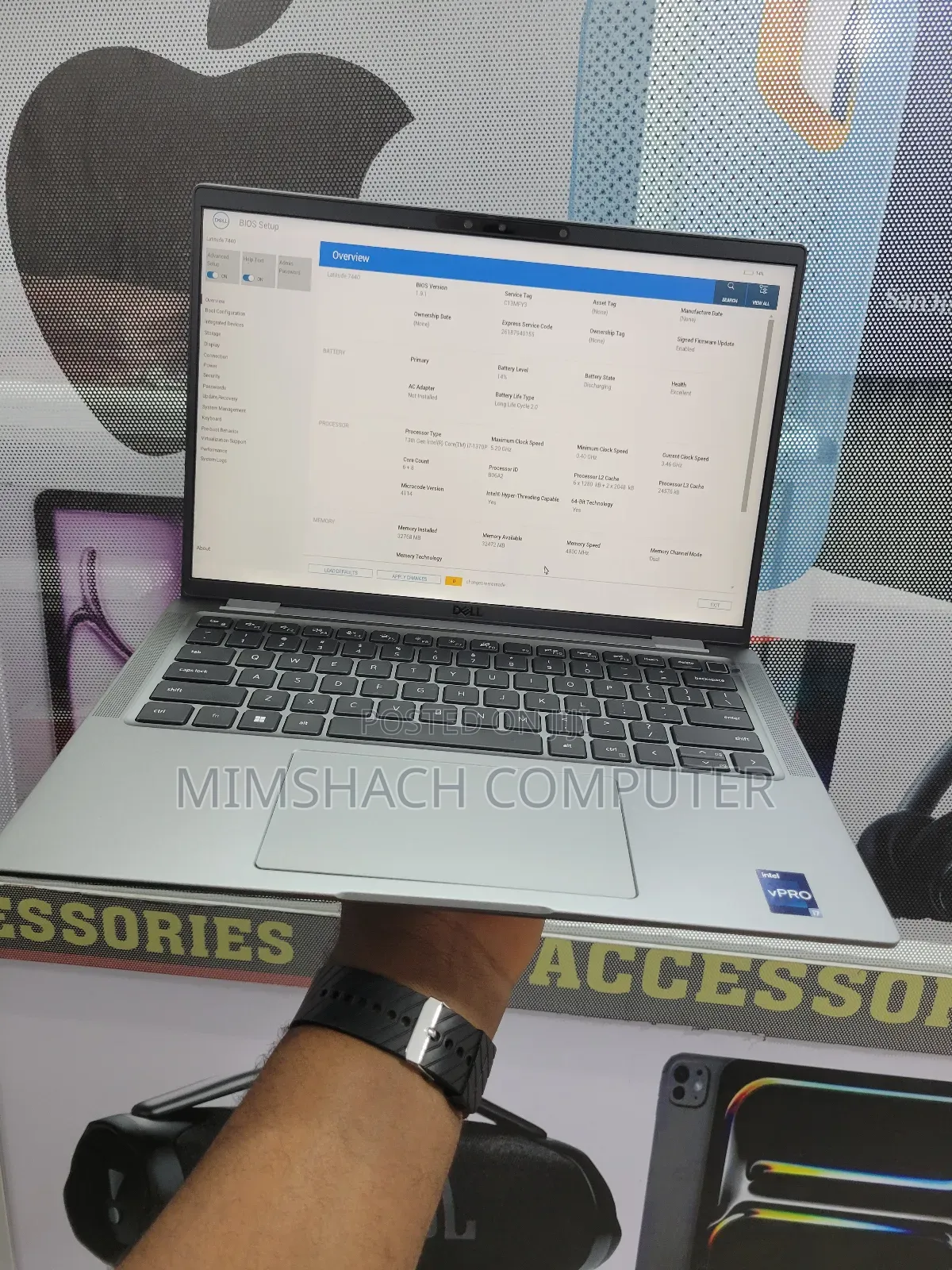 Laptop Dell Latitude 7440 32GB Intel Core i7 SSD 512GB