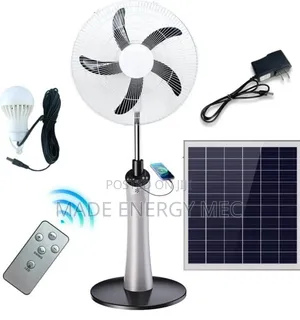 18 Inches Solar Rechargeable Fan
