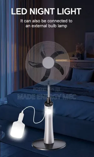 18 Inches Solar Rechargeable Fan