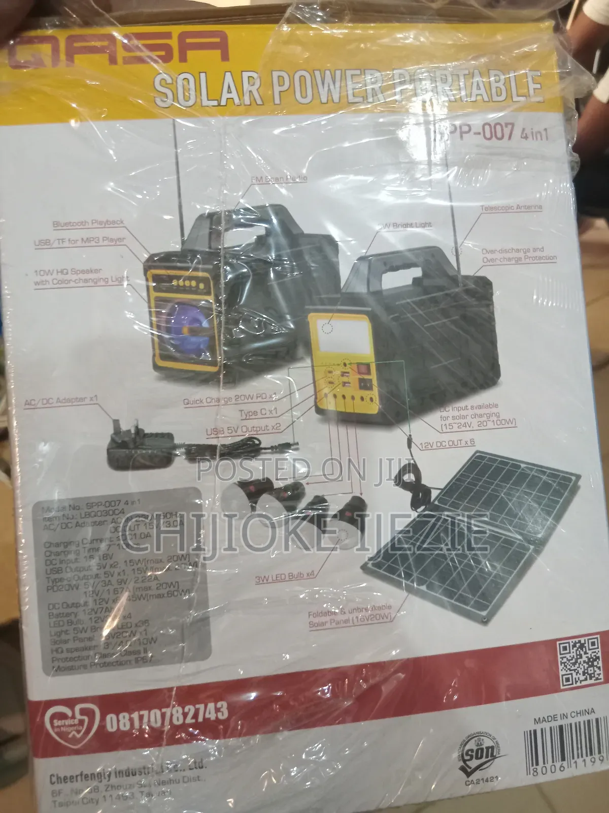Solar Generator With Bulbs