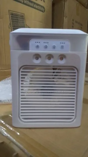 Mini Mist Cooling Rechargeable Ventilatue Air Cooler Fan.