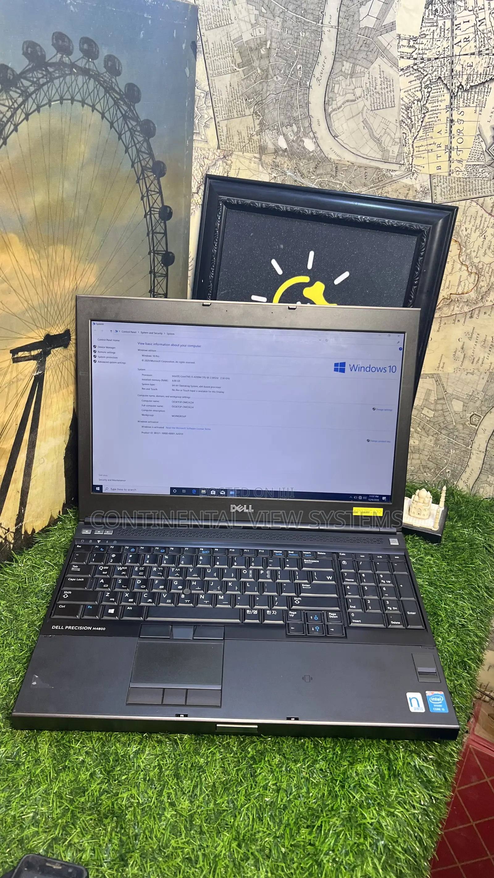 Laptop Dell Precision M4800 8GB Intel Core I5 HDD 500GB