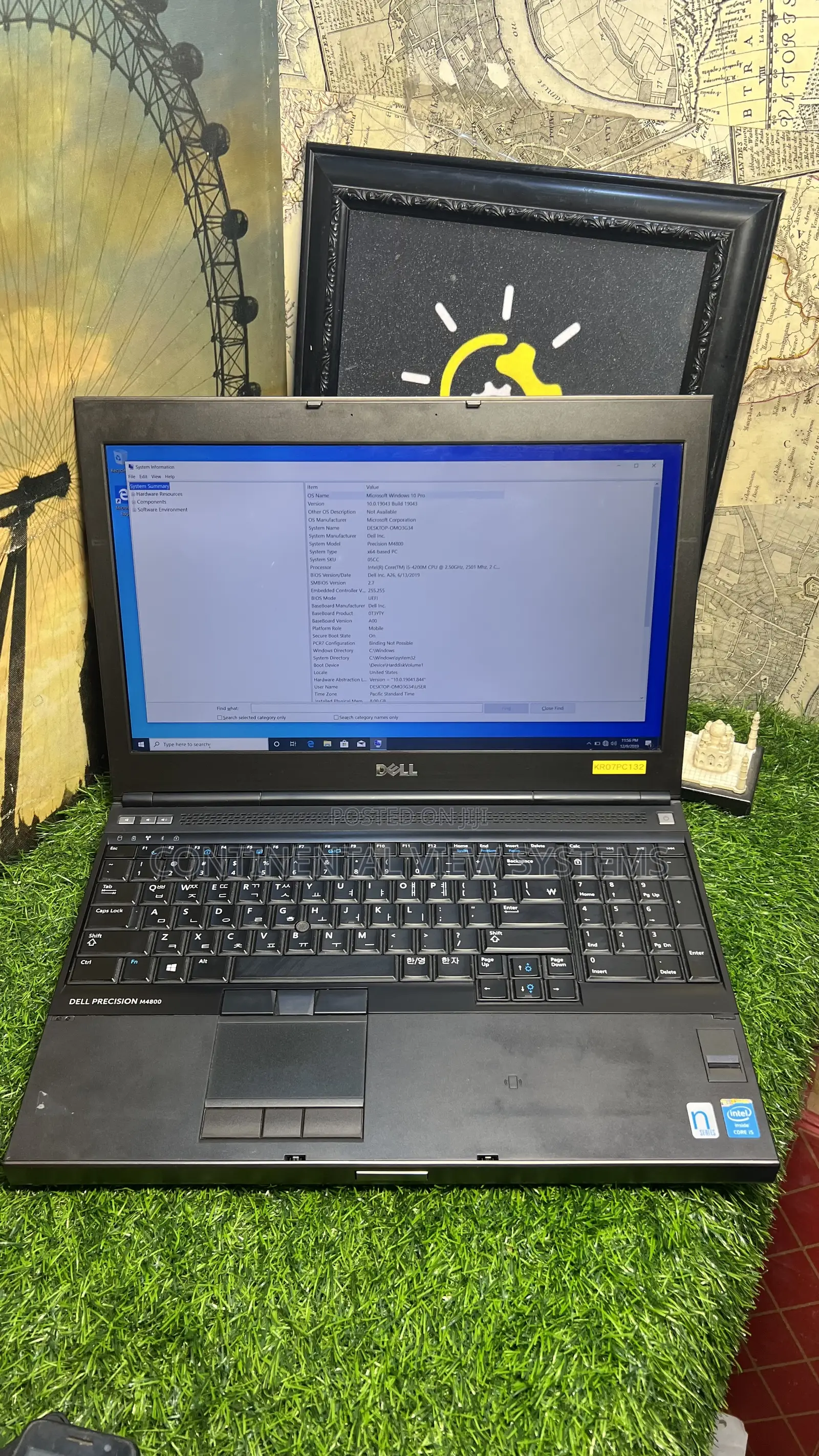 Laptop Dell Precision M4800 8GB Intel Core I5 HDD 500GB
