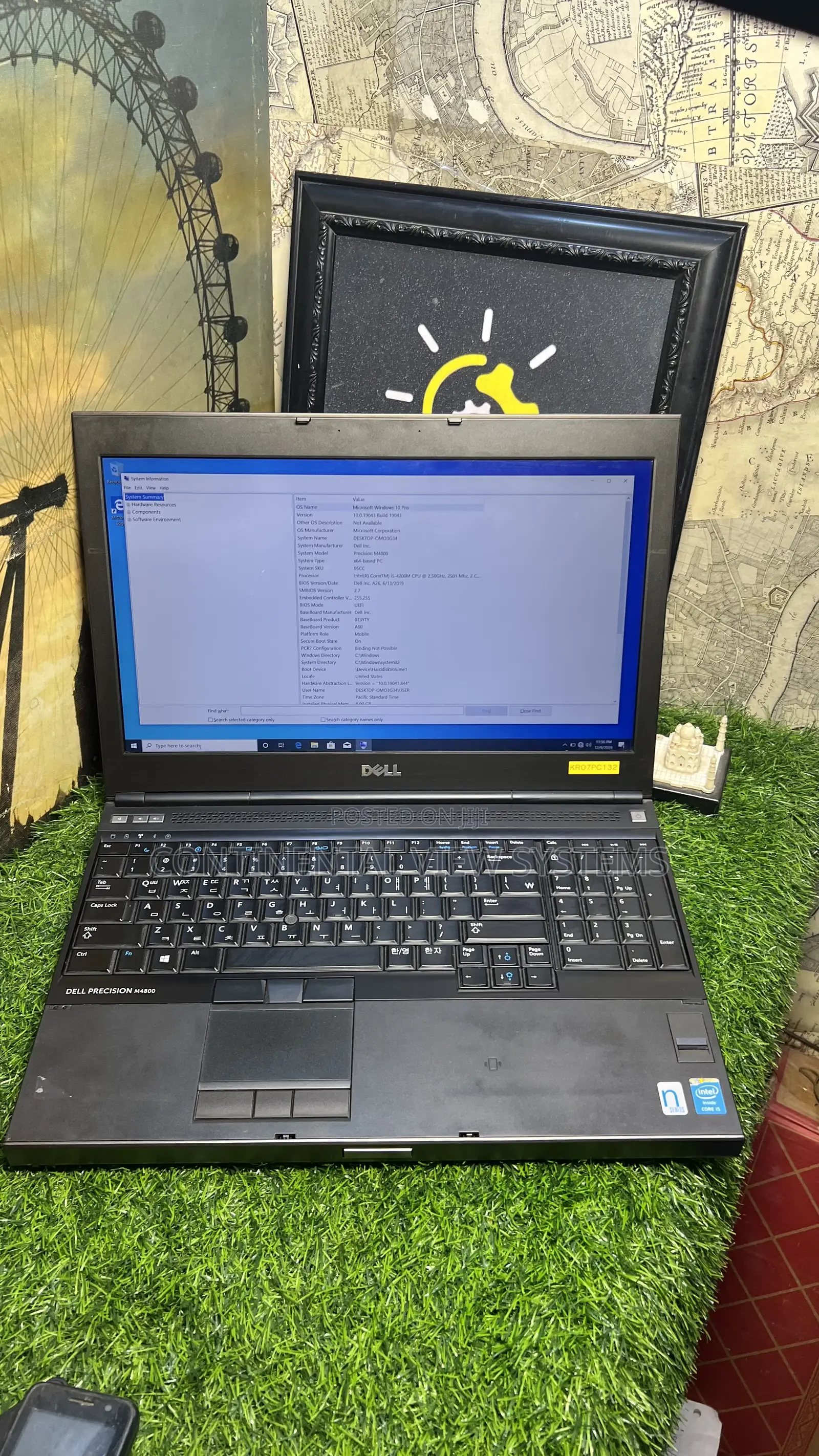 Laptop Dell Precision M4800 8GB Intel Core I5 HDD 500GB