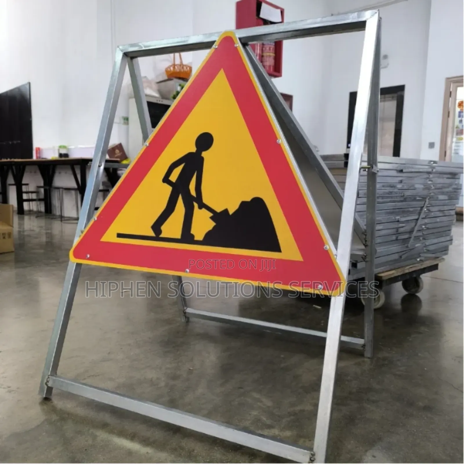 Road Construction Ahead Sign