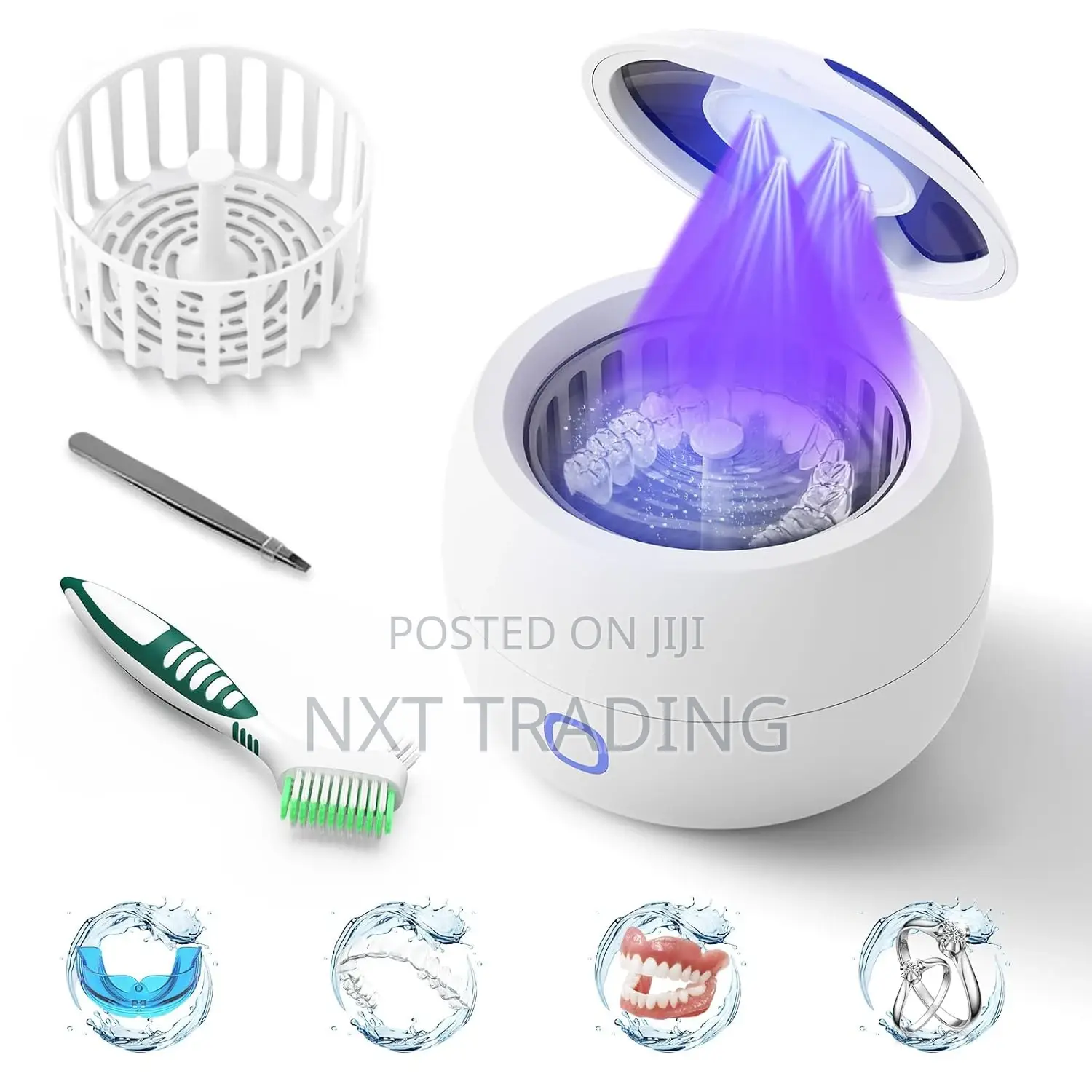Upgraded Ultrasonic Retainer Cleaner – 3-Modes