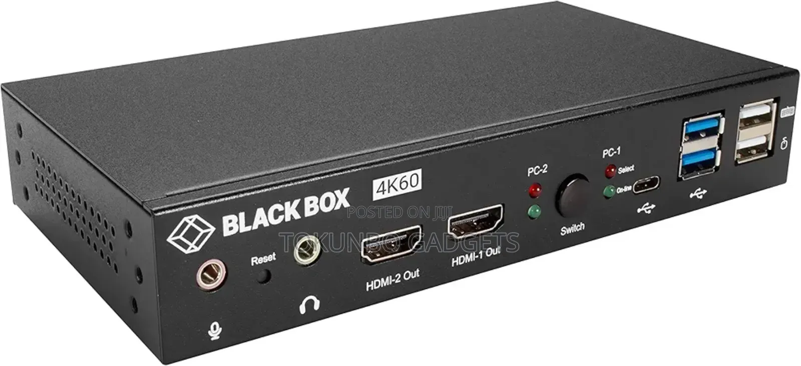 Black Box Kvd200-2h 2-Port 4k60 Hdmi Dual-Head KVM Switch