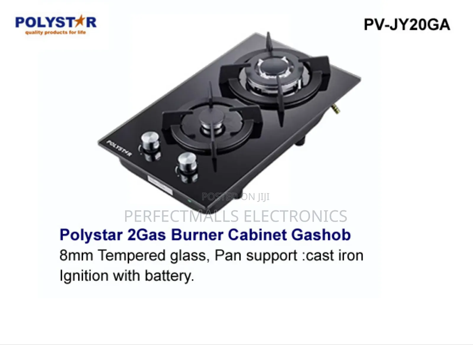 2 Gas Burner Cabinet Gashob Pv-Jy20ga