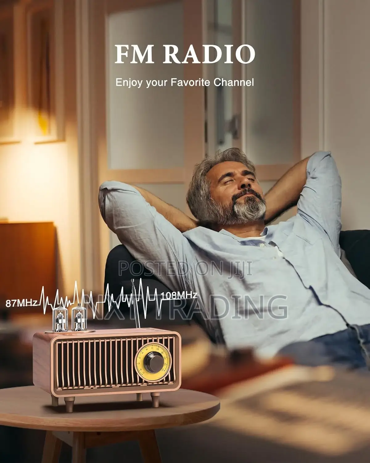 Retro Bluetooth Speaker With Fm Radio