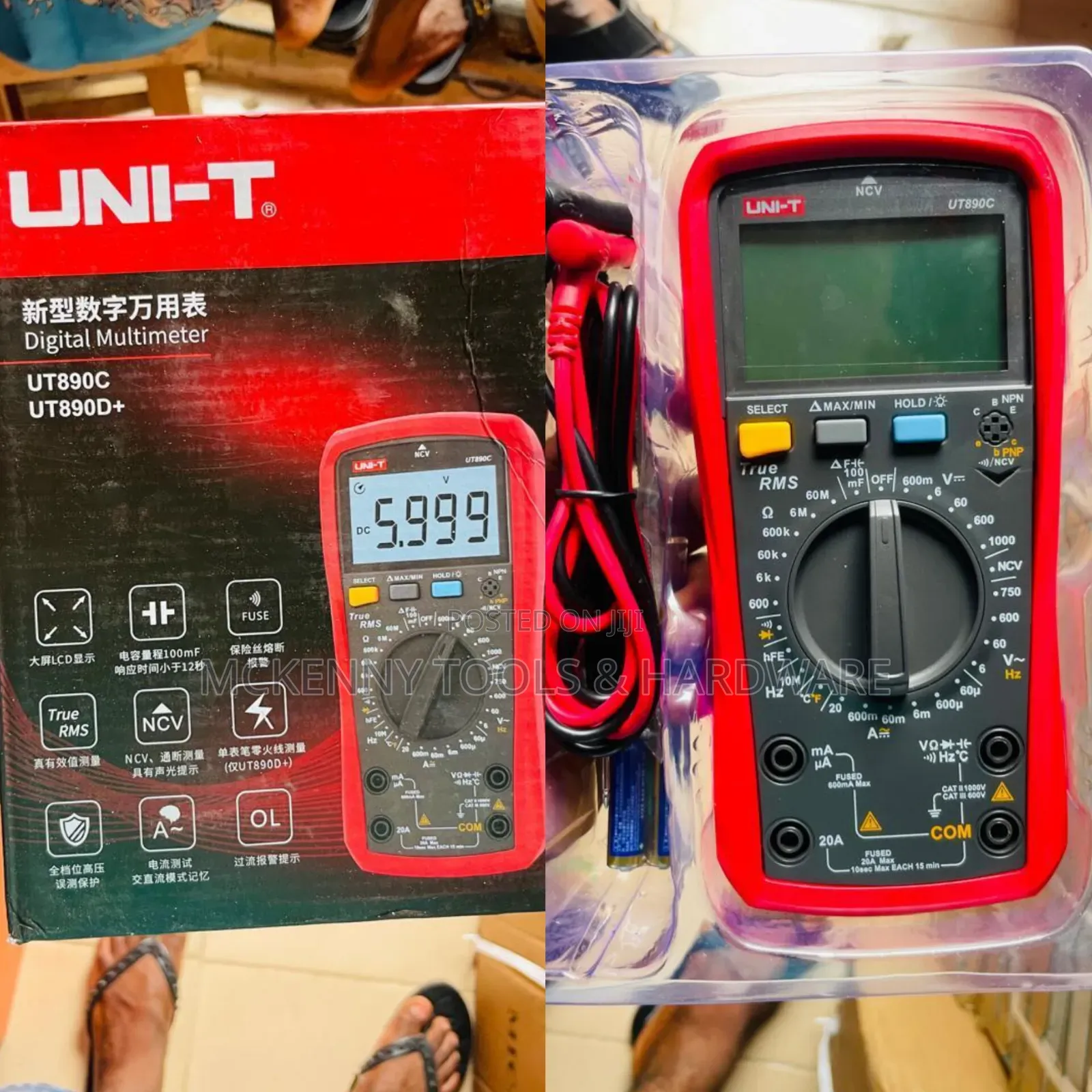 Uni-t Ut890c/D+ True Rms Digital Multimeter.