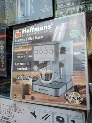 Hoffmanns Hm-685 20-Bar Espresso Coffee Maker – Stainless Steel.
